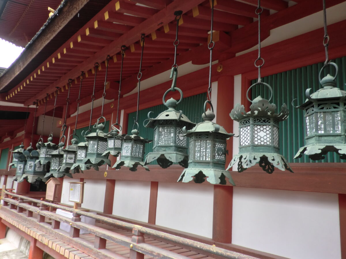 Bronze lanterns of Kasuga Taisha in Nara, Japan. This picture is part of our travel guide.