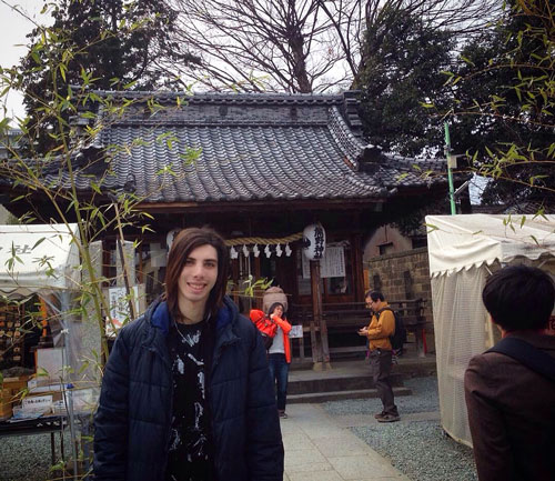 Front gate of the Kumano Shrine in Kawagoe, Saitama, Japan