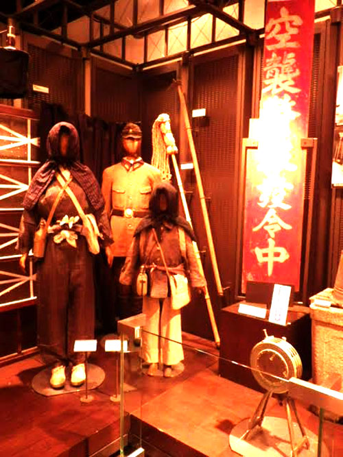 Exhibition of dolls in the National Showa Memorial Museum in Tokyo