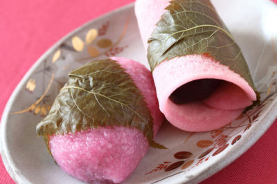 Spring pastry, Sakura Mochi