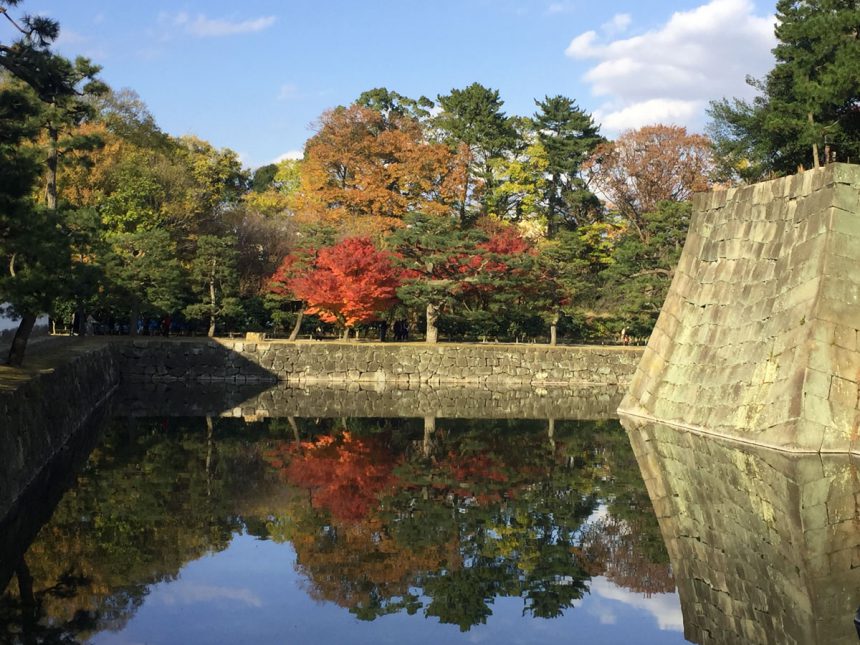 The base of the keep tower of Nijo-jo