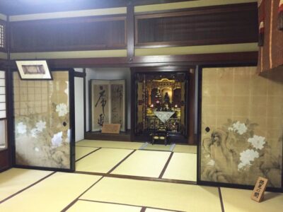 Interior of the Nomura clan's samurai home in Kanazawa. Ishikawa, Japan