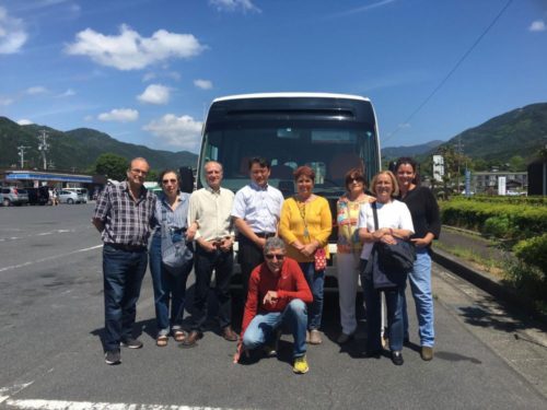 Bus tour in Japan