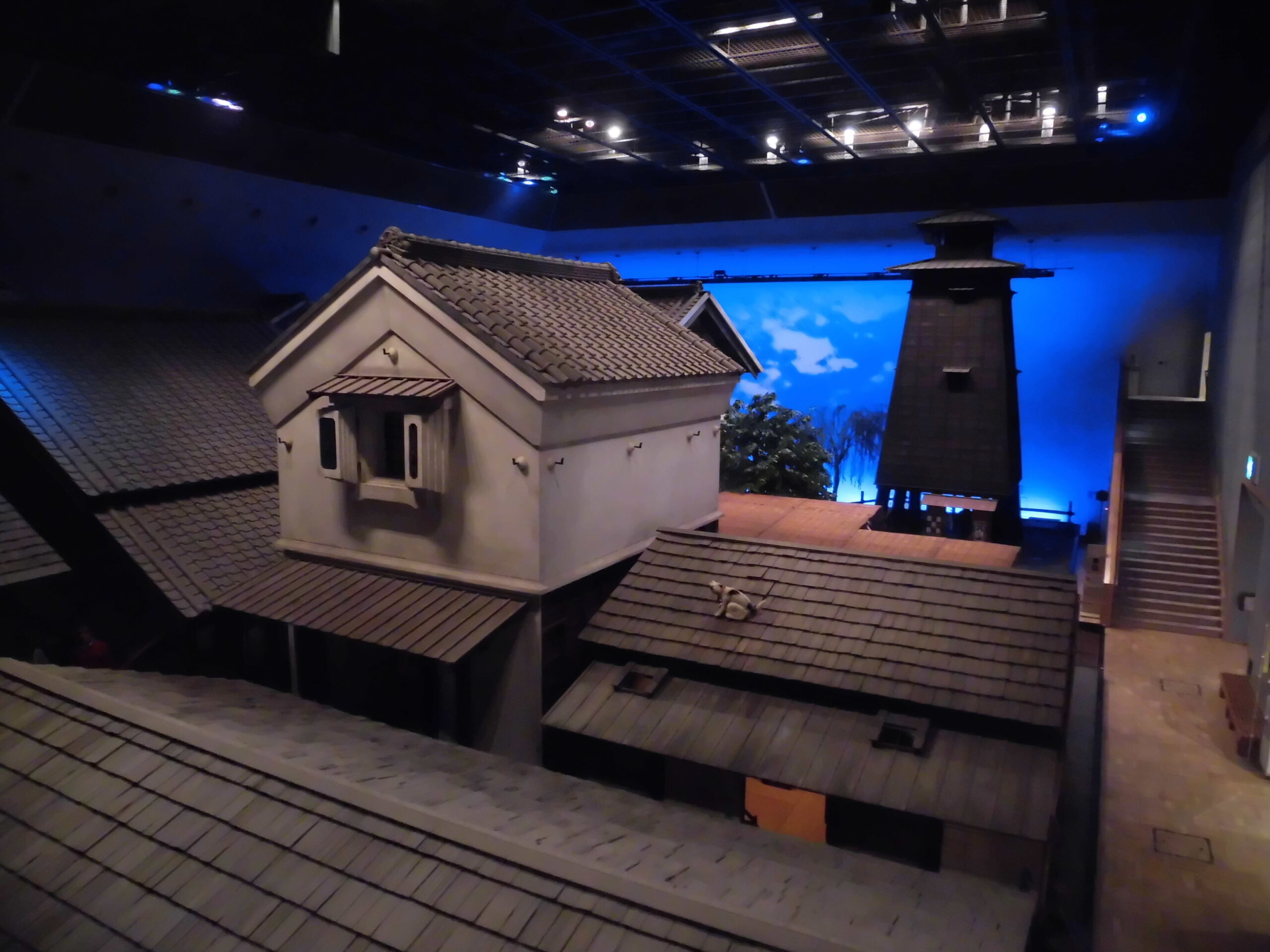 Indoor exhibition of Fukagawa Edo Museum in Tokyo, Japan