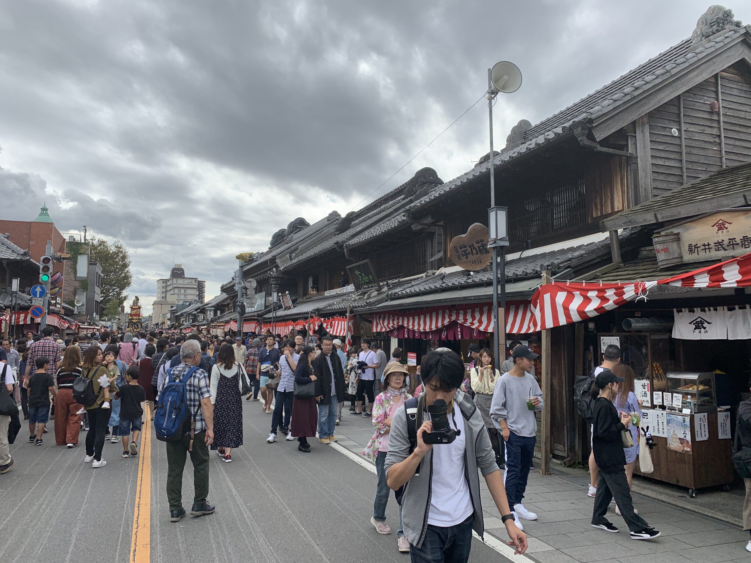 Traditional Kawagoe town street in Saitama, Japan