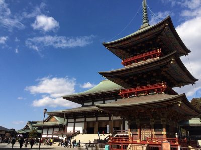 Shinshoji temple in Narita city, Japan. A good place to visit if you have a long transfer waiting time in Narita airport.