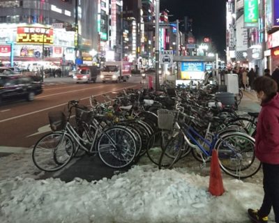snow in Tokyo