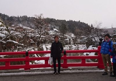 Takayama with snow