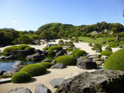 Japanese garden at the Adachi Museum of Art, Japan