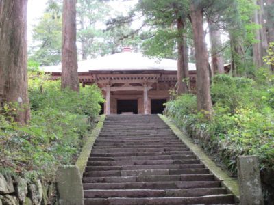Amidado hall of Daisenji temple on Mount Daisen, Tottori, Japan
