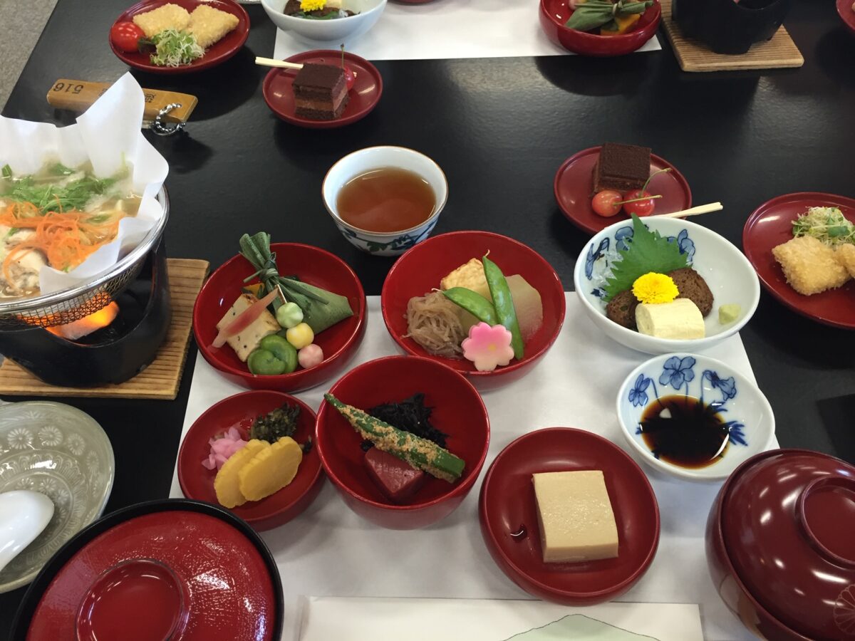 Vegetarian and vegan friendly Shojin Ryori in Japan