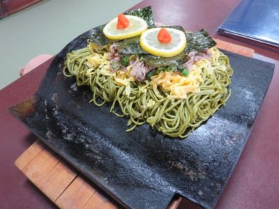 Kawara soba, a noodle specialty from Yamaguchi, Japan