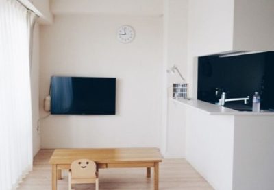 An interior in the style of minimalism in a house in Japan