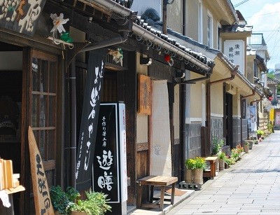 Old town Mameda in Hita, Kyushu, Japan