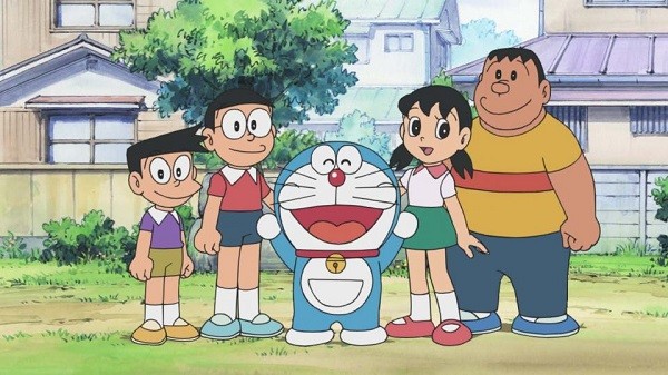 Still from Doraemon, a popular Japanese anime series for kids