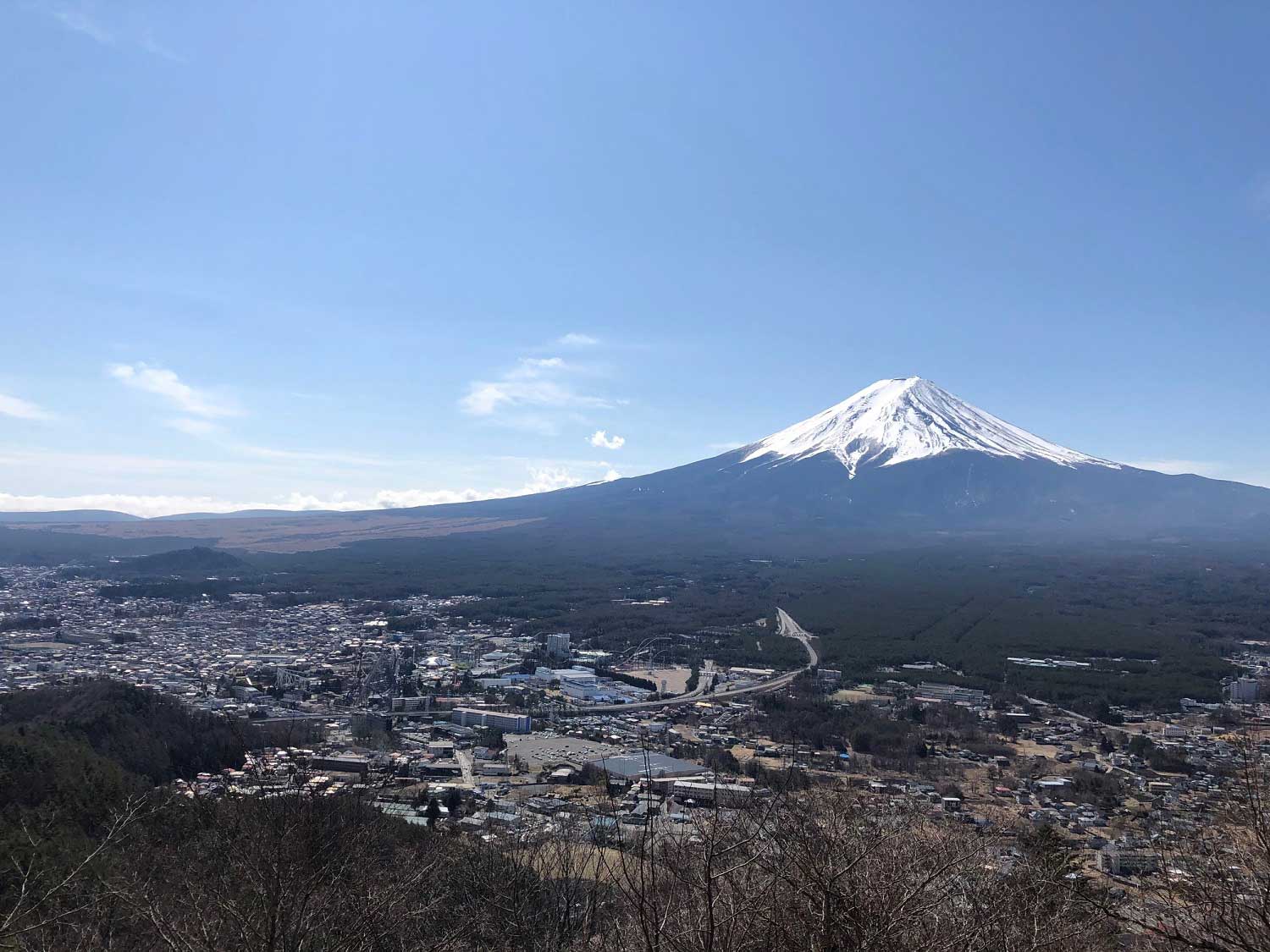 Mt Fuji view with Kawaguchiko