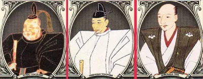 Three big warlords of the Warring States Period in Japan