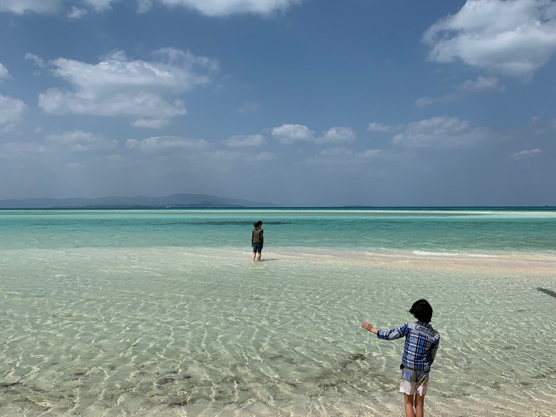 Kondoi beach in Taketomi, Okinawa, Japan