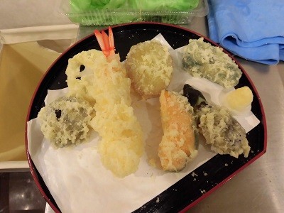 Plastic tempura sample from Japan