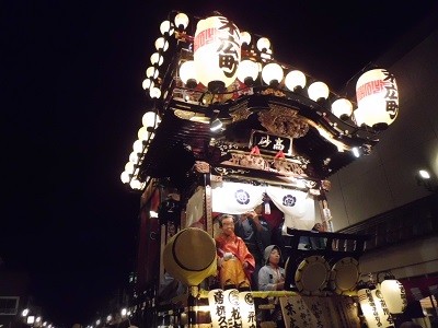 Kawagoe Matsuri at night