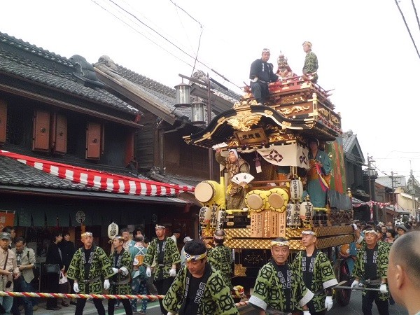 Kawagoe Matsuri festival in Japan