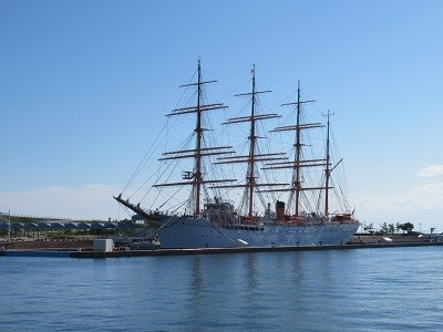 Kaiwo Maru ship in Toyama, Japan