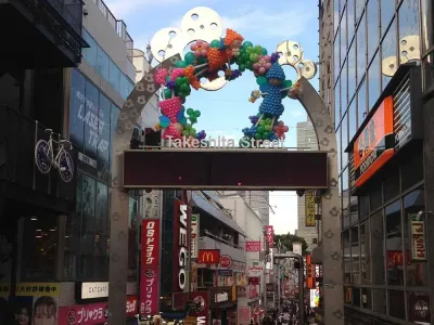 Dressed up youth in Harajuku, a destination of our Tokyo Anime tour, group package tour in spring