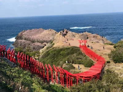 Motonosumi Inari shrine in Yamaguchi, Japan