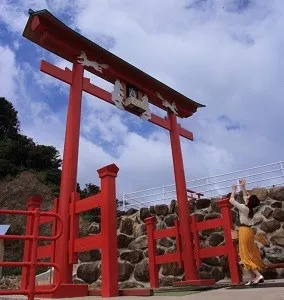 gate of Motonosumi Inari Shrine