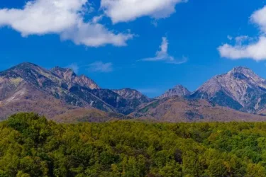 Yatsugatake mountain range in Nagano, Japan