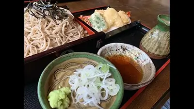 Japanese tenpura soba