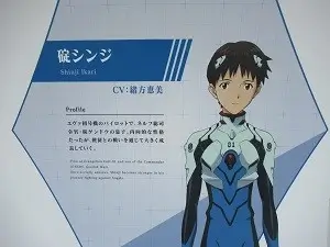 Shinji Ikari, a character from Japanese anime series Evengelion Neon Genesis