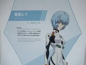 Rei Ayanami, a character from Evangelion