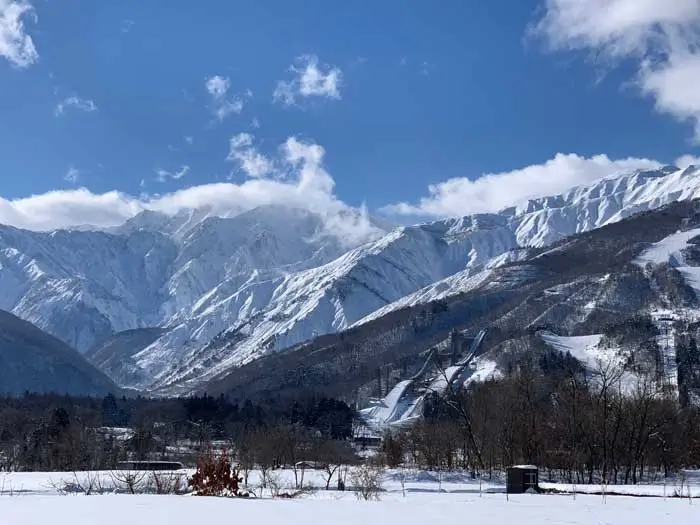 Hakuba ski resort in Nagano, Japan
