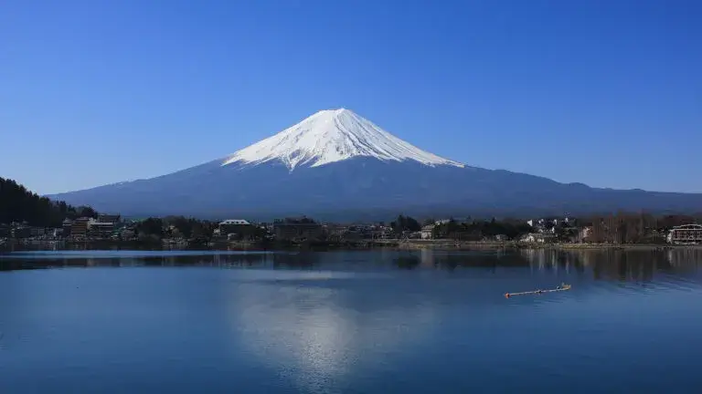 Lake Kawaguchi with Mt Fuji